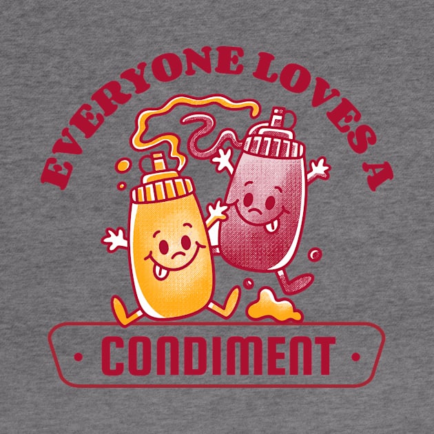 Everybody Loves a Condiment | Fun Retro Food by SLAG_Creative